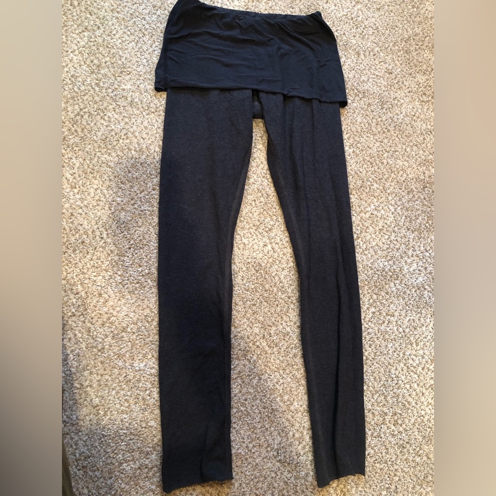 Lululemon super soft rollover top cropped leggings